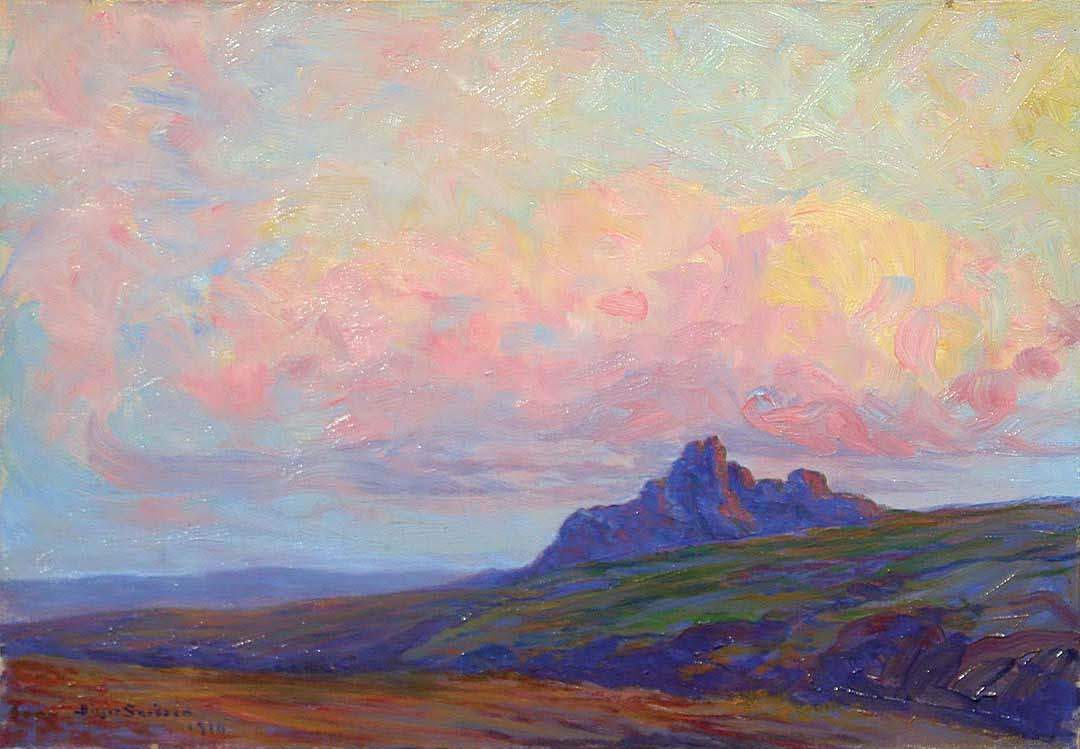 Approaching Storm, 1910 Swen Birger Sandzen Swedish-American painter