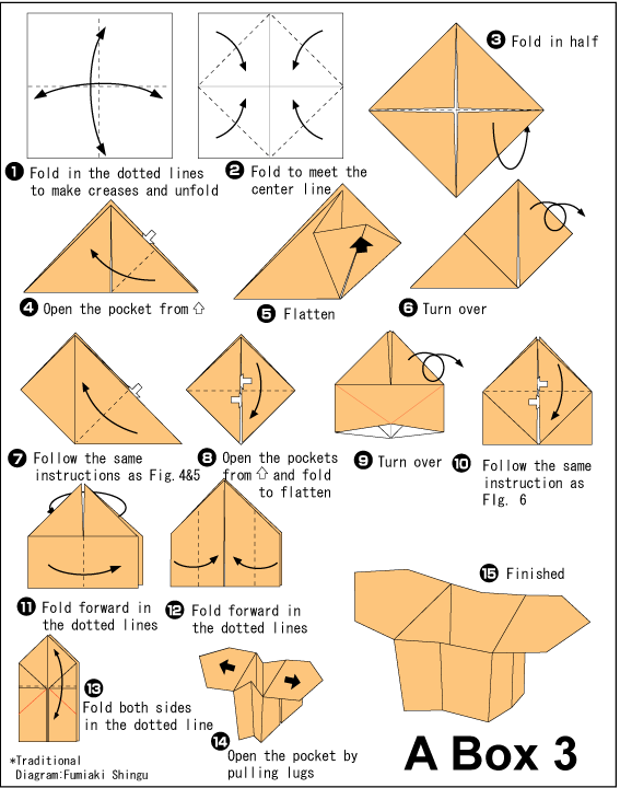 පෙට්ටියක් හදමු (Origami Box 3) - Your Choice Way
