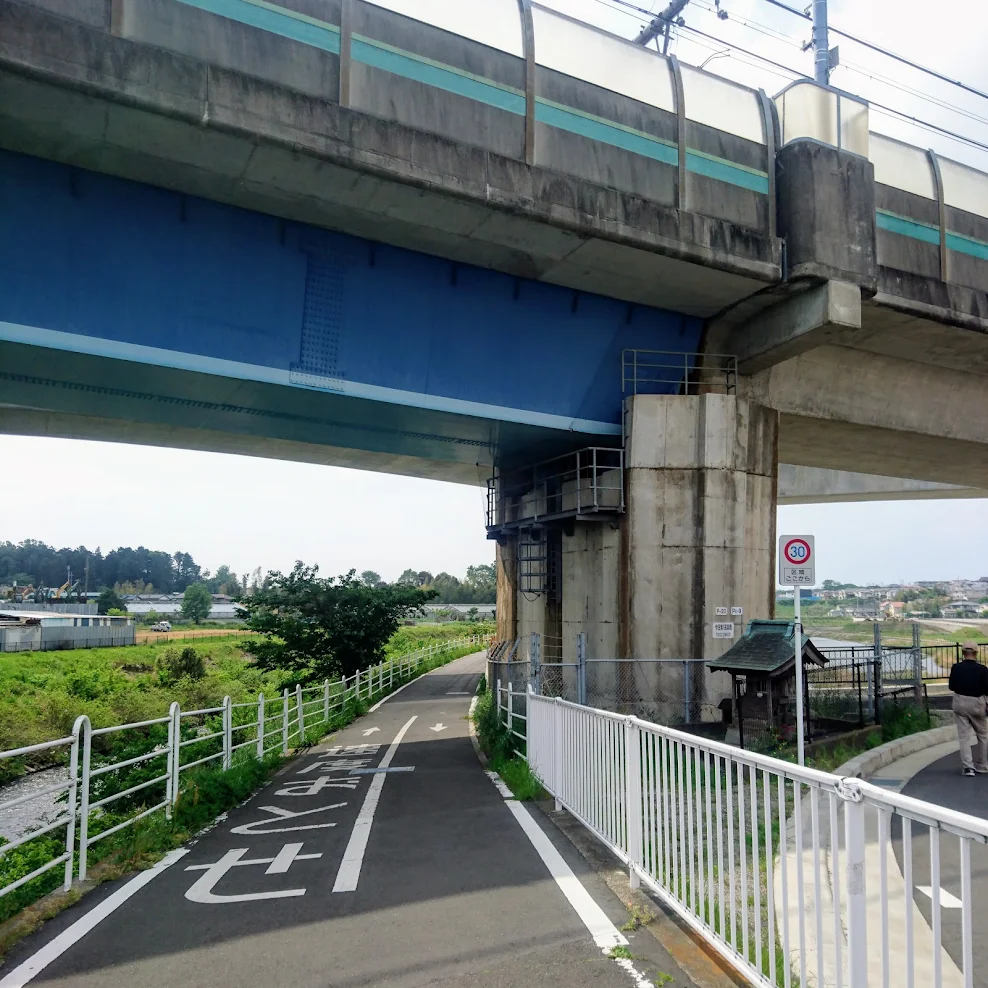 境川自転車道　相鉄いずみ野線　ブルーライン