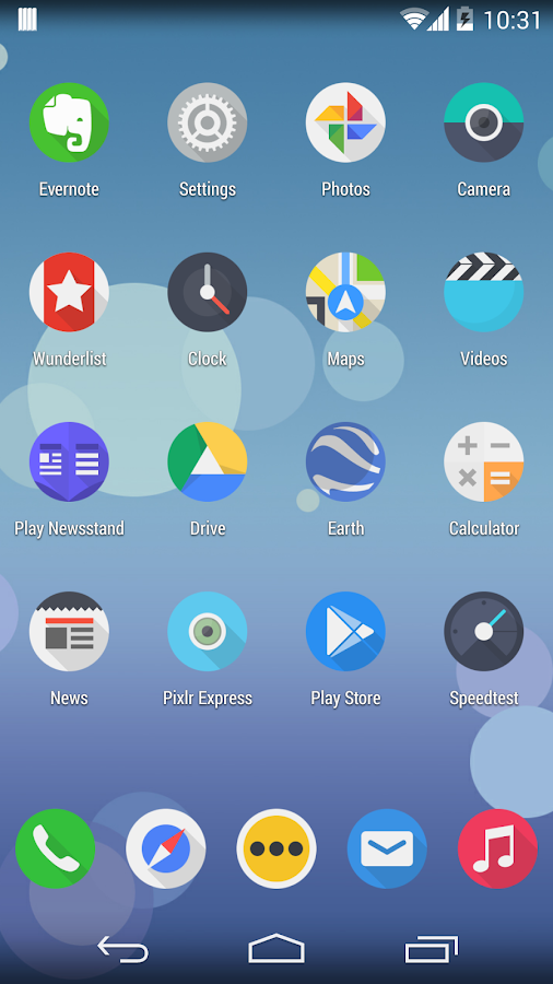 Click UI (Go Apex Nova theme) v2.0 APK mobile9