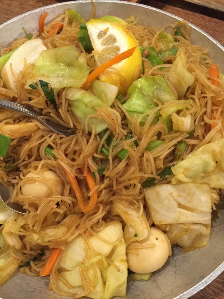 Noodle dish at Isla Restaurant
