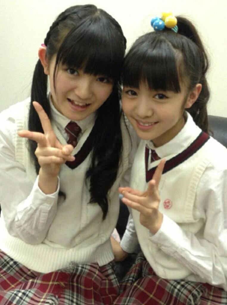 Suzuka and Moa in Sakura Gakuin