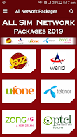 All Network Packages 2019 (Jazz Telnor Ufone Zong)
