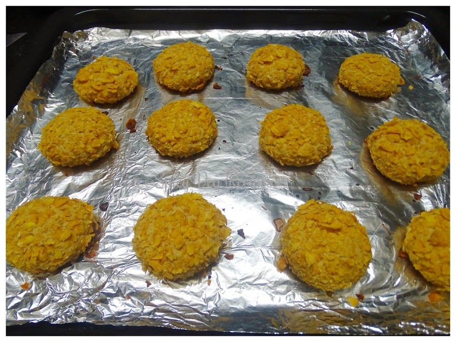 Egg less Whole Wheat Cornflakes| Cornflakes cookies recipe-Cookies| Cornflakes cookies
