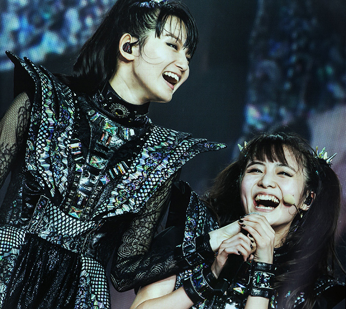 BABYMETAL greeting the crowd at Legend M