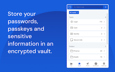 Bitwarden password manager extension