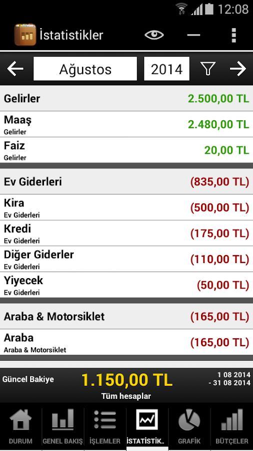 My Budget Book v5.8 APK pro hesap cüzdanım