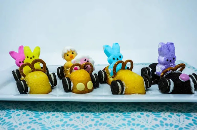 How To Make Easter Bunny Peeps Race Cars