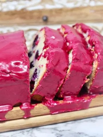 Glazed Blueberry Bread