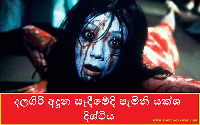 දලගිරි අදූන සෑදීමේදි පැමිනි යක්ශ දිශ්ටිය (Horror) - Your Choice Way