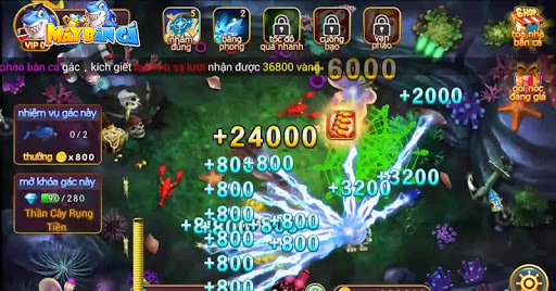 Máy Bắn Cá Offline Hack Full Tiền Vàng Kim Cương Cho Android