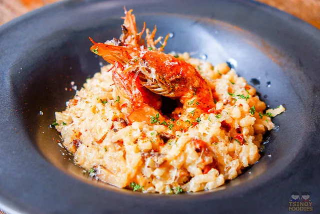 tiger prawn risotto