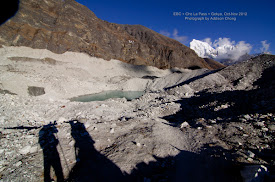 From Thagnag crossing Ngozumpa Glacier to Gokyo