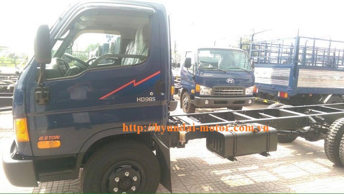 Ngoại thất xe tải Hyundai HD98s 6,5 tấn Ngoại thất xe tải Hyundai HD98s 6,5 tấn