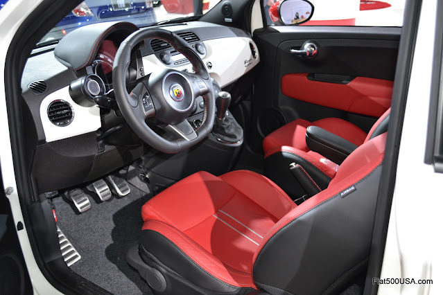 Fiat 500 Abarth Bianco Interior