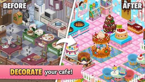 Cafeland - World Kitchen MOD Apk For Android Unlimited Money Gameplay Screenshot