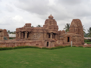 The pattadakal temple complex is about 50km from Badami