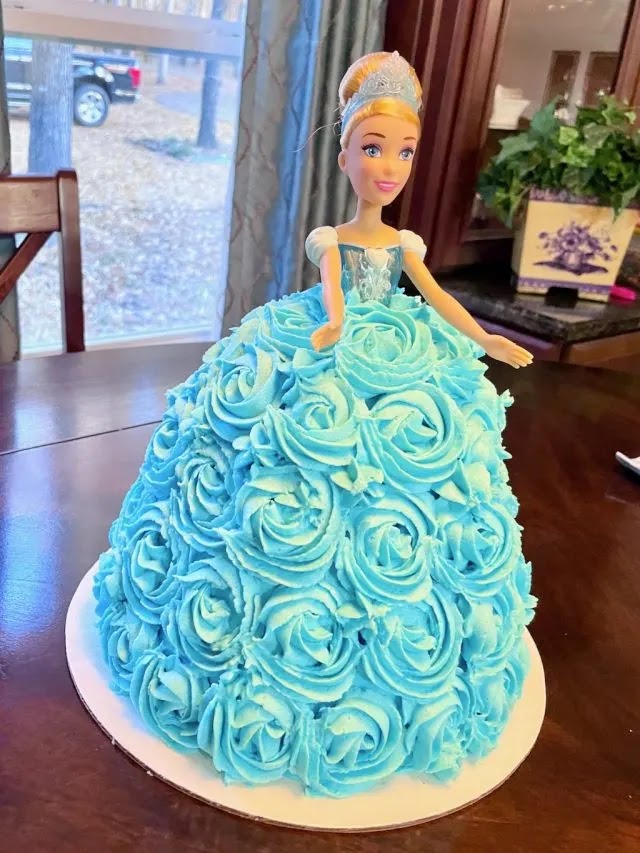 Cinderella Doll Dress Cake