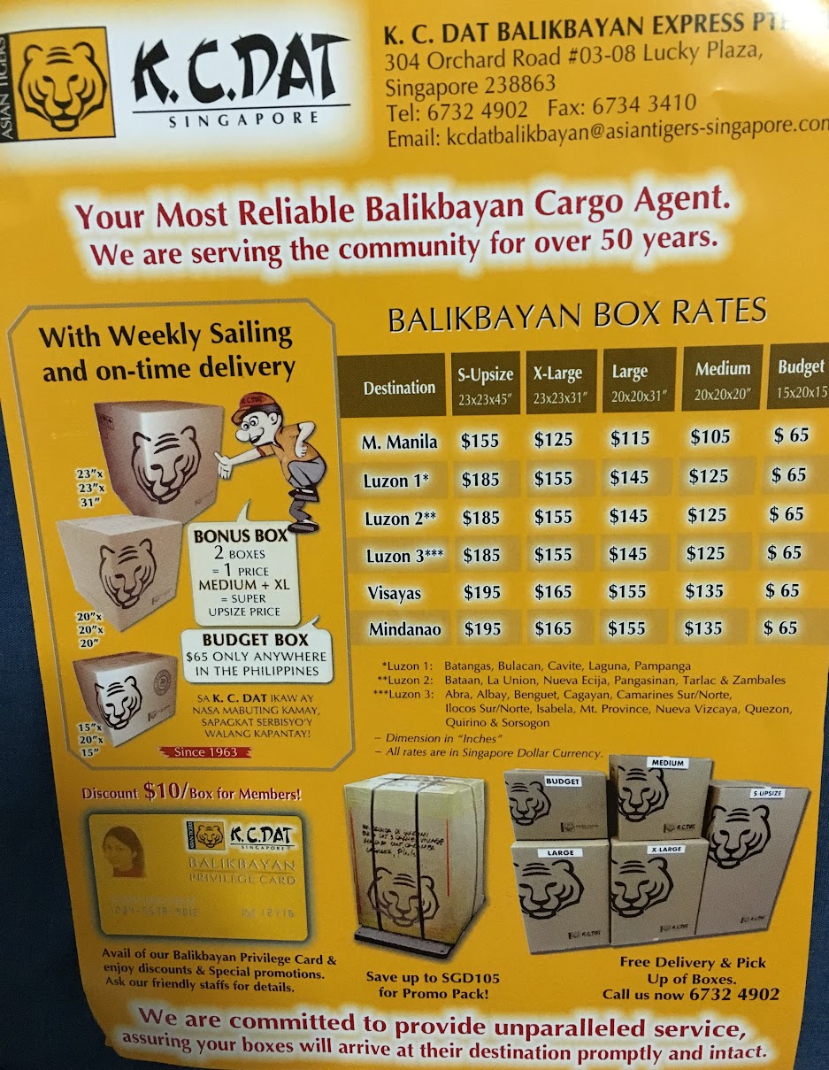 k.c. dat balikbayan box