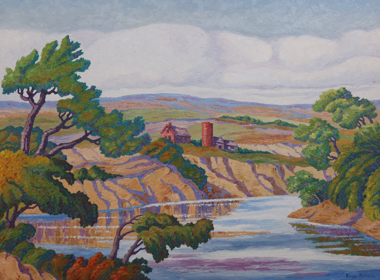 Kansas Farm. Swen Birger Sandzen Swedish-American painter