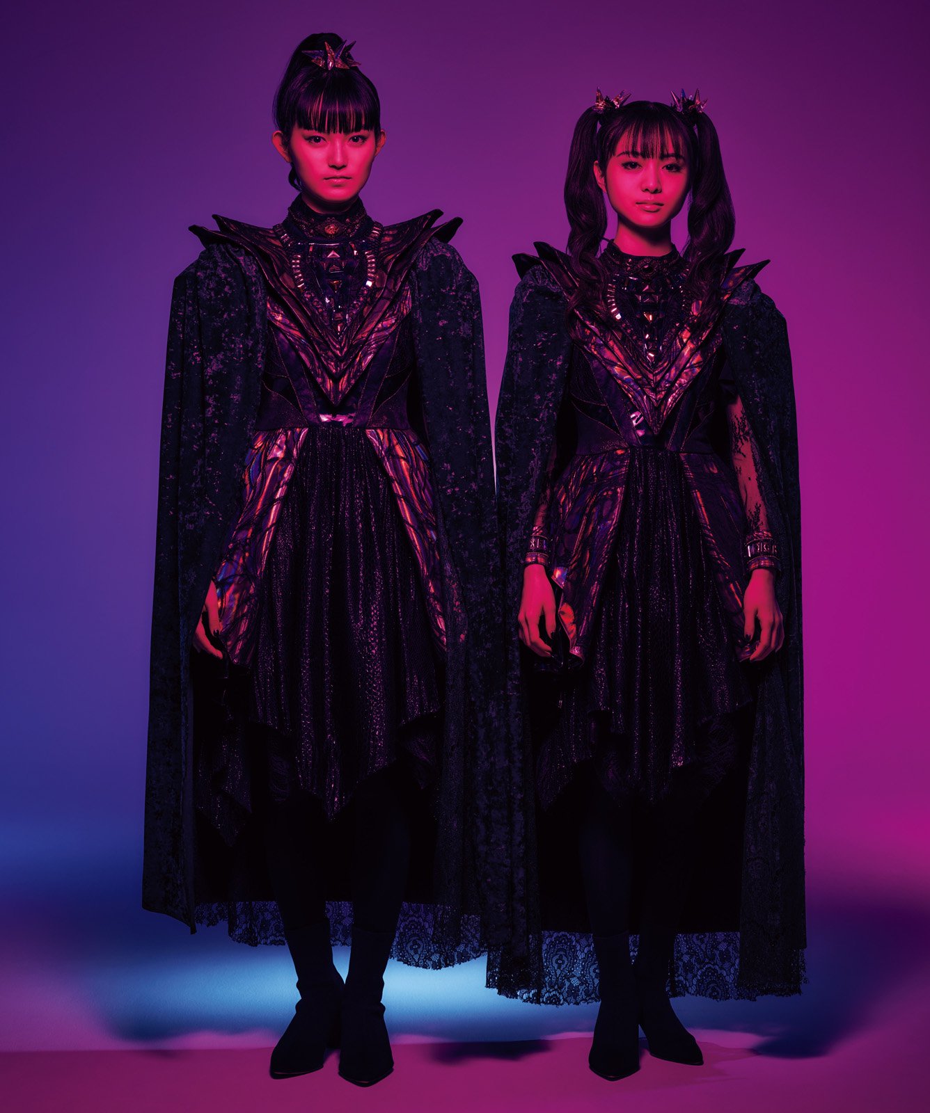 SU-METAL and MOAMETAL in 2021 Nylon Japan Magazine