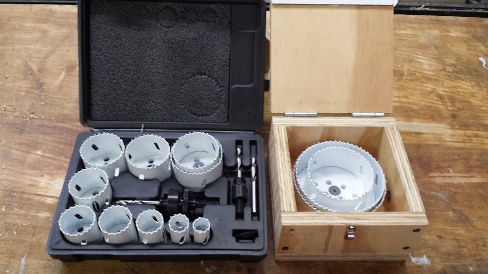 Dave's Blog Simple box for cheap BiMetal hole saws.