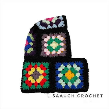 Free crochet Granny Square Balaclava
