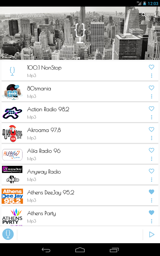 https://play.google.com/store/apps/details?id=com.greek.radios