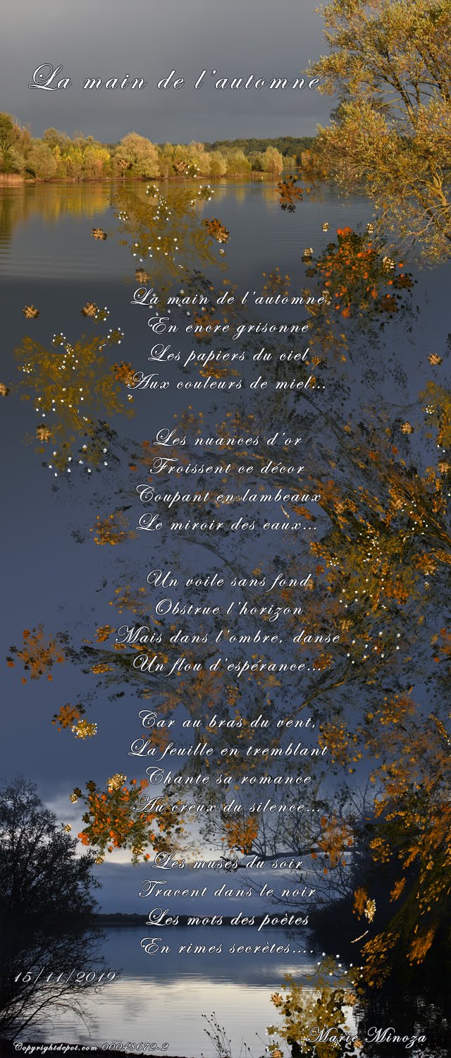 Au Pays Des Images Et Des Mots Poeme La Main De L Automne
