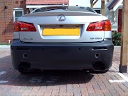 IS-F stacked quad exhaust on IS250
