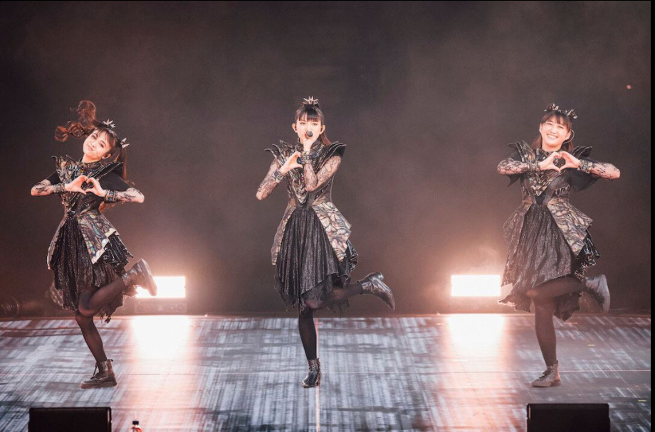 BABYMETAL performing Doki Doki Morning at 2021 Budokan