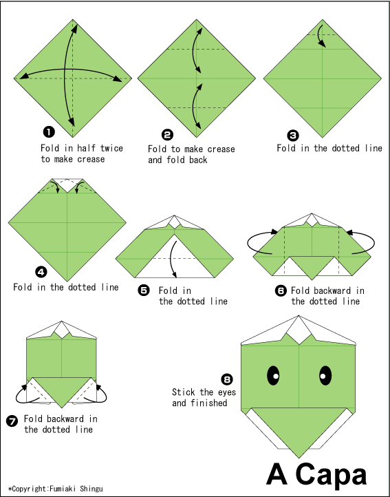 කප්පාගේ මුහුණ හදමු (Origami Kappa(Face)) - Your Choice Way