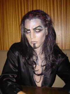 Adam Lambert Halloween vampire