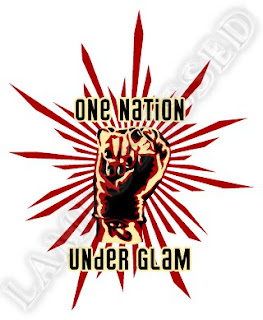 Adam Lambert Propaganda fist One Nation Under Glam T-shirt design