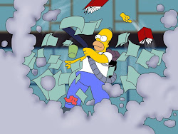 Homer Cleaning House