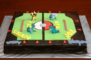 Sean & Joe Pokemon Stadium cake