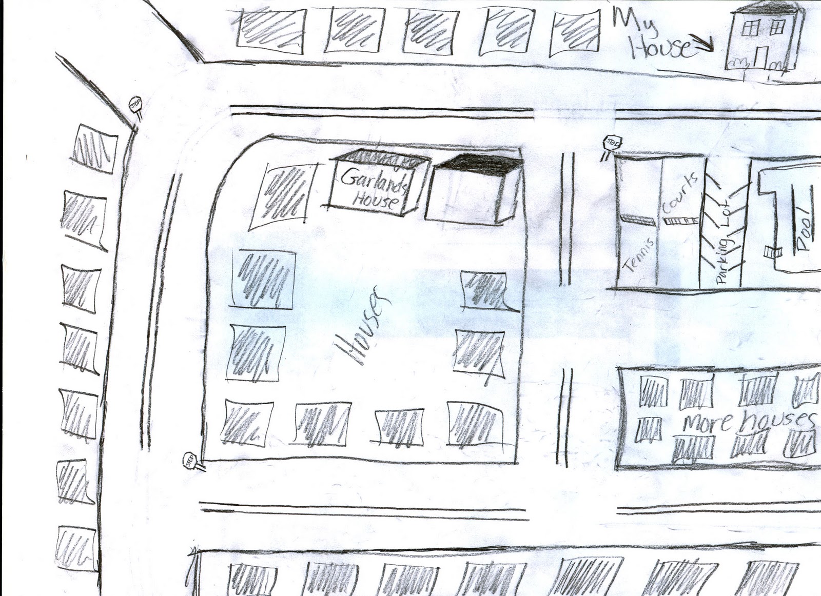Cary Wingo's Journal: Map of my Neighborhood