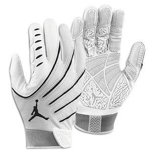 jordan football gloves white