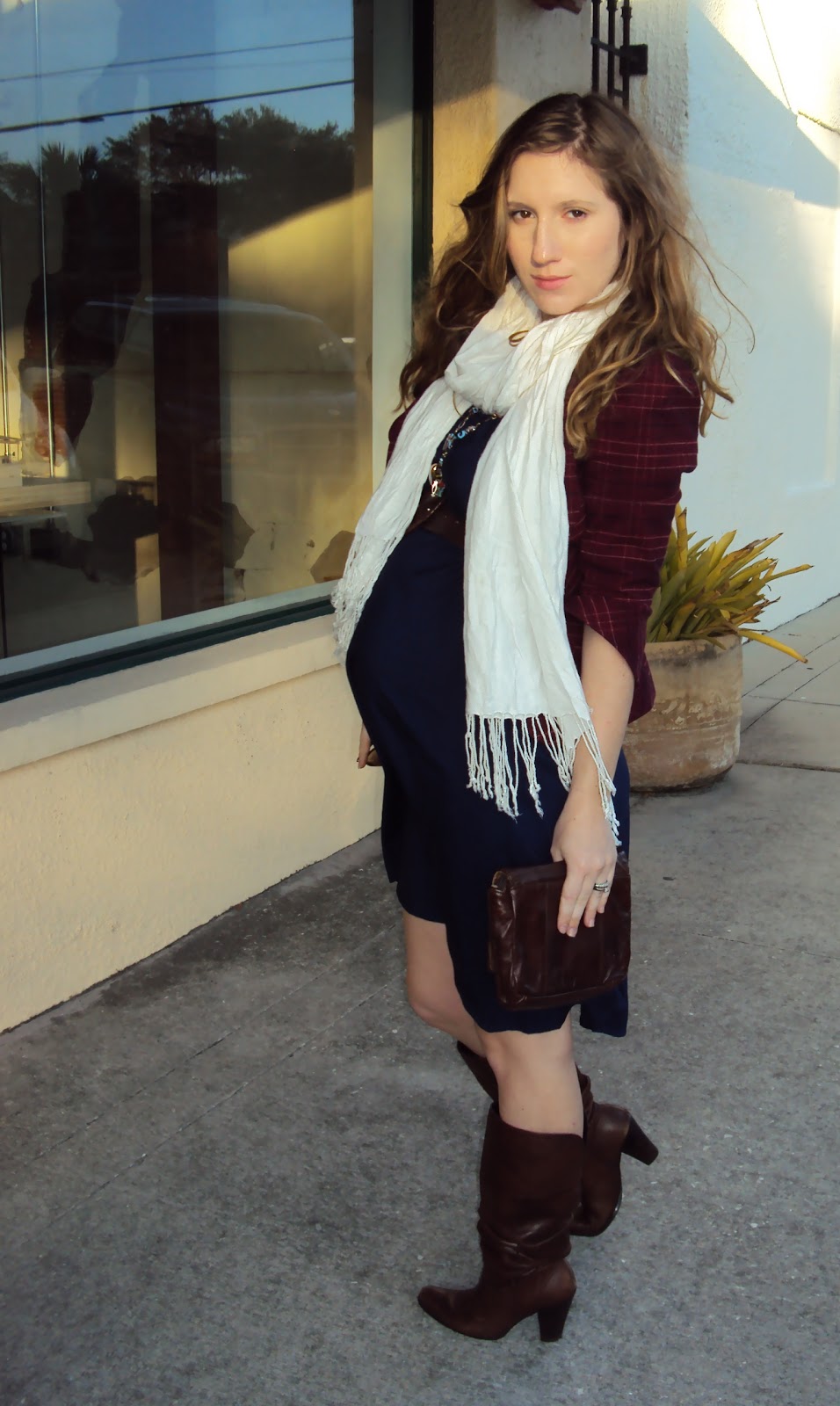 How I Wore It Due Maternity's Angel Ditsy Floral Maternity Dress