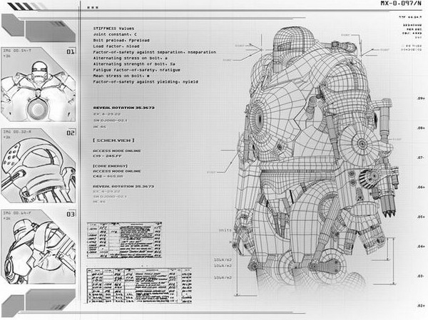 Iron Man Suit Schematics