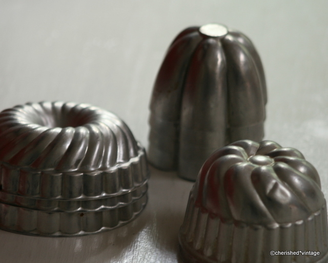 Flowers From Vintage Jello Molds