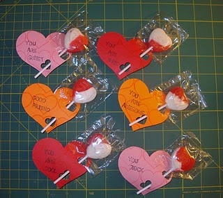 Totally Tutorials: Tutorial - How to Make Kid's Lollipop Valentine's Cards