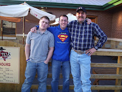 My father, brother and myself in 2009.