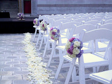 Ceremony decor' at the great Skirball Cultural Center