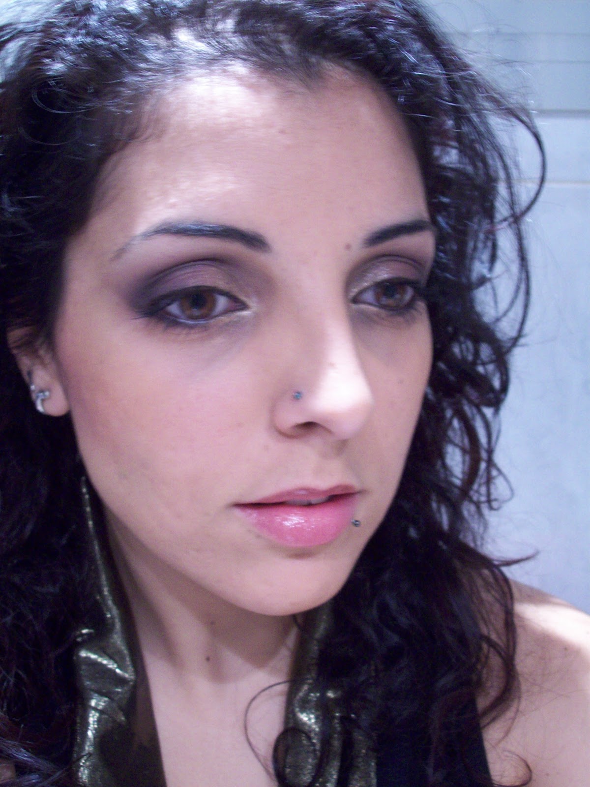 My Gothic Studio: MakeUp fiesta: marrón, dorado