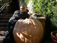 Me, myself and I (and of course a big, but real, pumpkin)