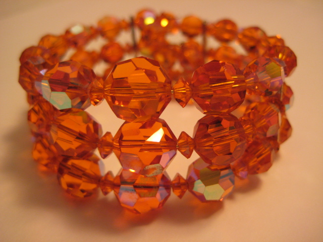 Rare Sherman Orange Crystal Colour called "Sun"