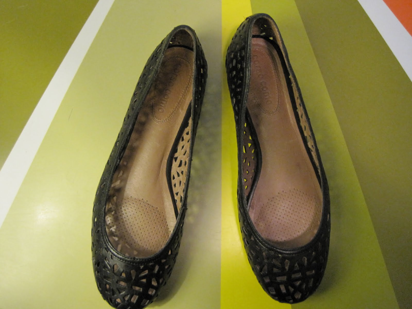 womens black flats size 8.5
