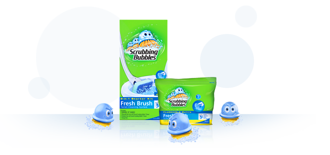 Thrifty Decorating: Stretching your Scrubbing Bubbles....