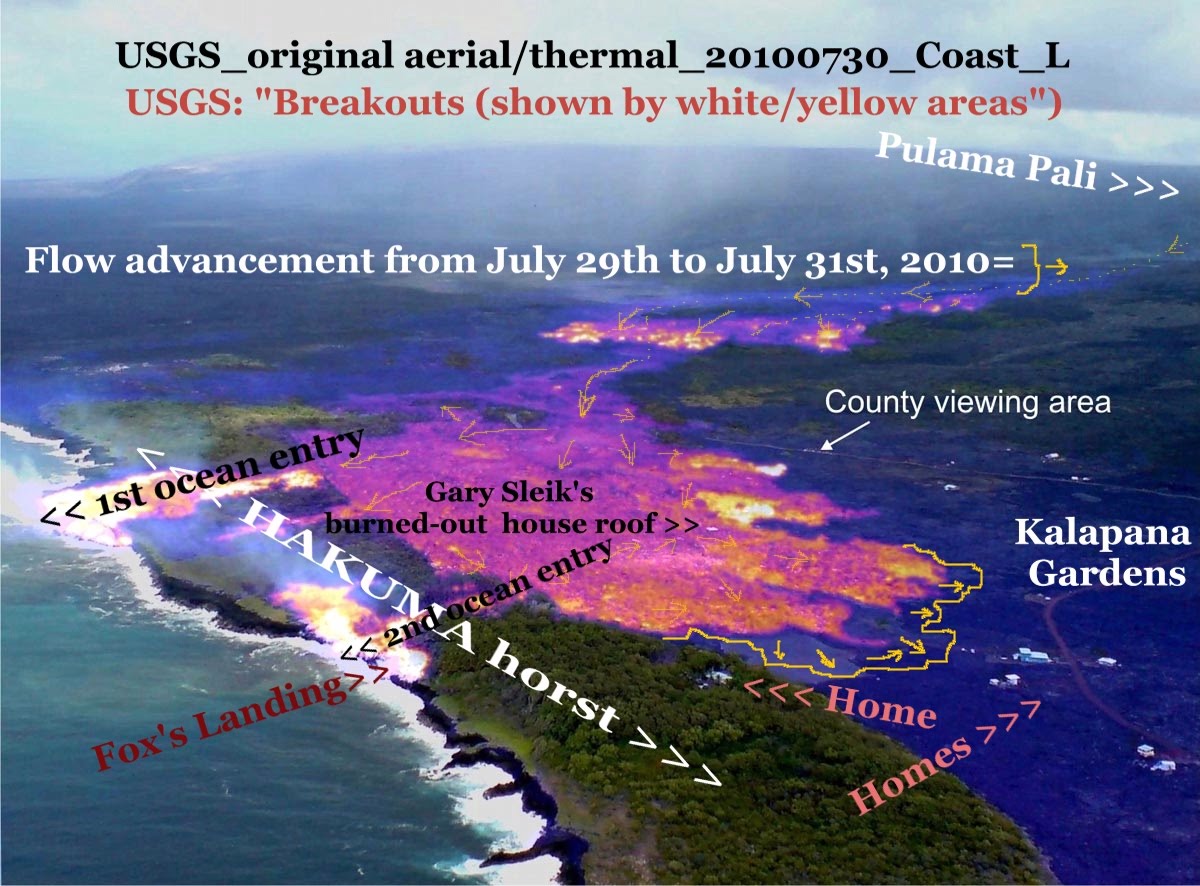 HAWAIIAN LAVA DAILY Two Kalapana homes in imminent danger from lava End of highway 130